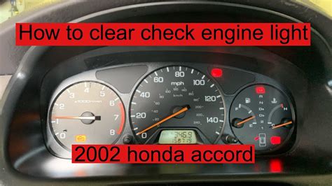 2000 honda accord check engine light